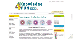 Desktop Screenshot of 4knowledge-4fun.com